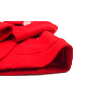 Chanel Jacket/Coat Wool in Red