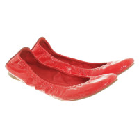 Tory Burch Ballerinas Patent Leather Red