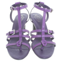 Tod's Strappy sandals in purple