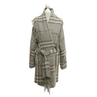 Burberry Knitted coat with fringe decors