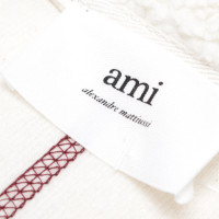 AMI Paris Oberteil aus Baumwolle in Weiß