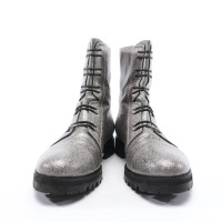 Jimmy Choo Ankle boots Leather in Silvery