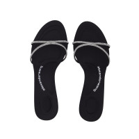 Alexander Wang Sandalen aus Leder in Schwarz