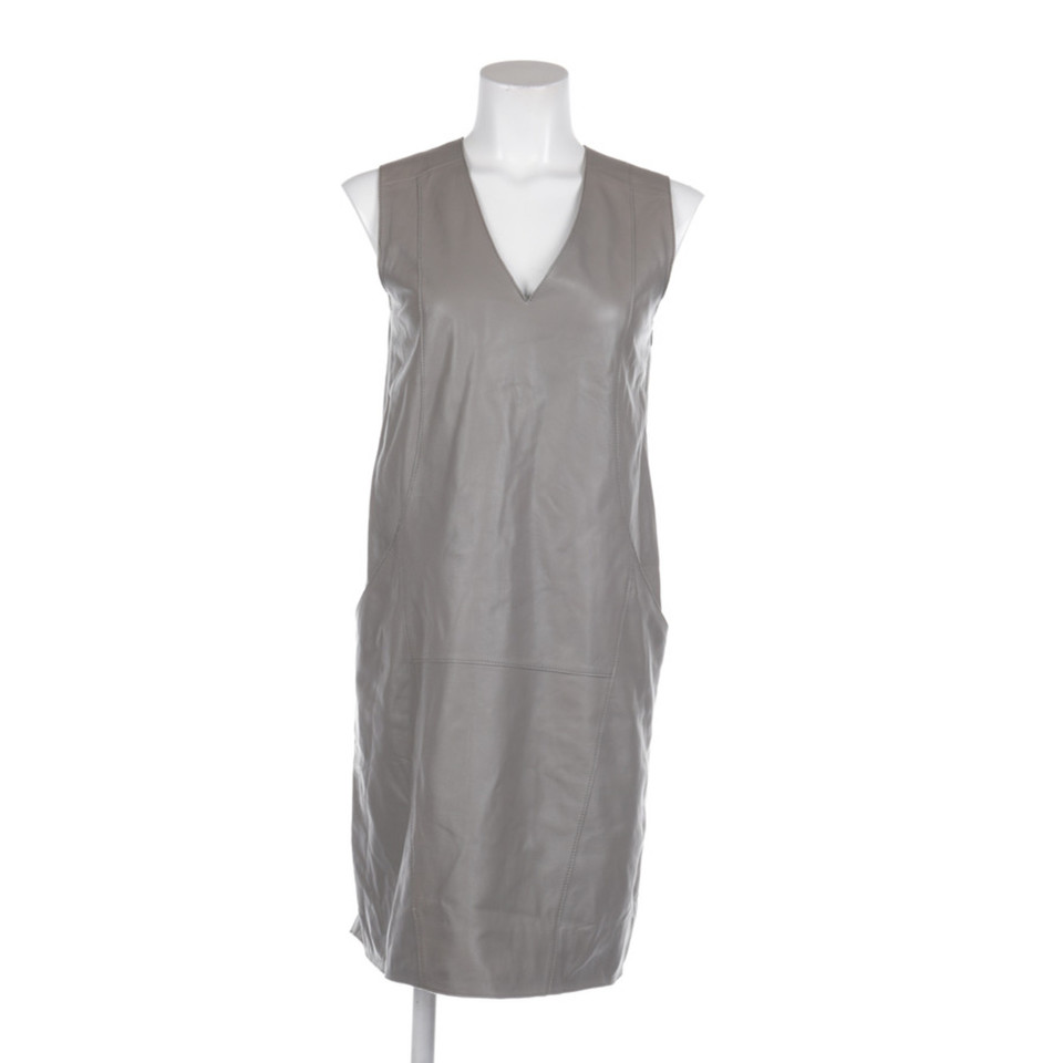 Strenesse Kleid aus Leder in Grau