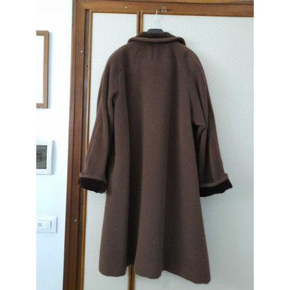 Valentino Garavani Jacket/Coat Wool in Brown