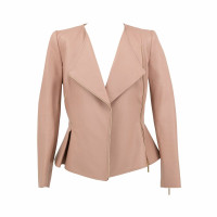 Elie Saab Jacket/Coat Leather in Pink