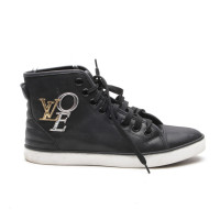 Louis Vuitton Sneakers Leer in Zwart