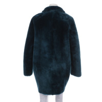Closed Jacke/Mantel aus Leder in Blau