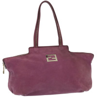 Fendi Tote bag in Pelle in Viola