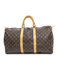 Louis Vuitton Keepall 50 Canvas in Bruin