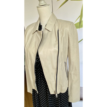 Set Giacca/Cappotto in Pelle in Beige