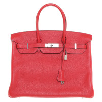 Hermès Birkin Bag 35 en Cuir en Rouge