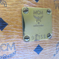 Mcm Umhängetasche aus Canvas in Braun
