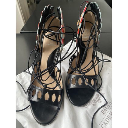 Paula Cademartori Sandals Leather in Black