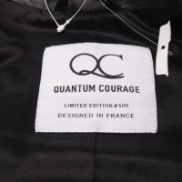 Quantum Courage Jas/Mantel Leer in Zwart