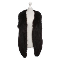 Matthew Williamson Jacket/Coat Fur in Brown