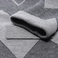 Emporio Armani Jacke/Mantel aus Wolle in Grau