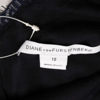 Diane Von Furstenberg Robe en Viscose en Bleu