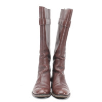 Louis Vuitton Boots Leather in Brown