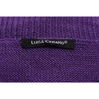 Luisa Cerano Knitwear Linen in Violet