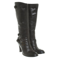 Belstaff Stiefel aus Leder in Schwarz