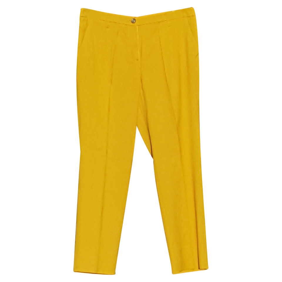 Armani Armani, pantalon jaune moutarde