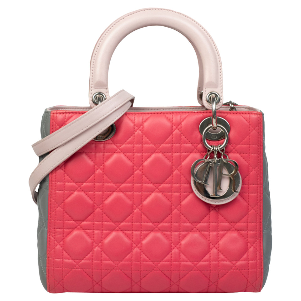 Christian Dior Lady Dior Leather in Pink
