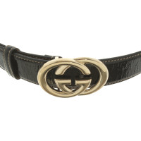 Gucci Ceinture en cuir verni