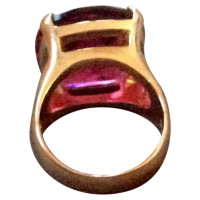 Swarovski Ring mit rotem Schmuckstein
