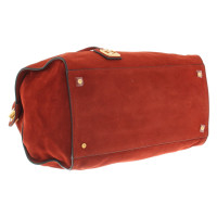 Coccinelle Wildleder-Handtasche in Rot