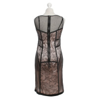 Marc Cain Lace Dress in Black / Nude