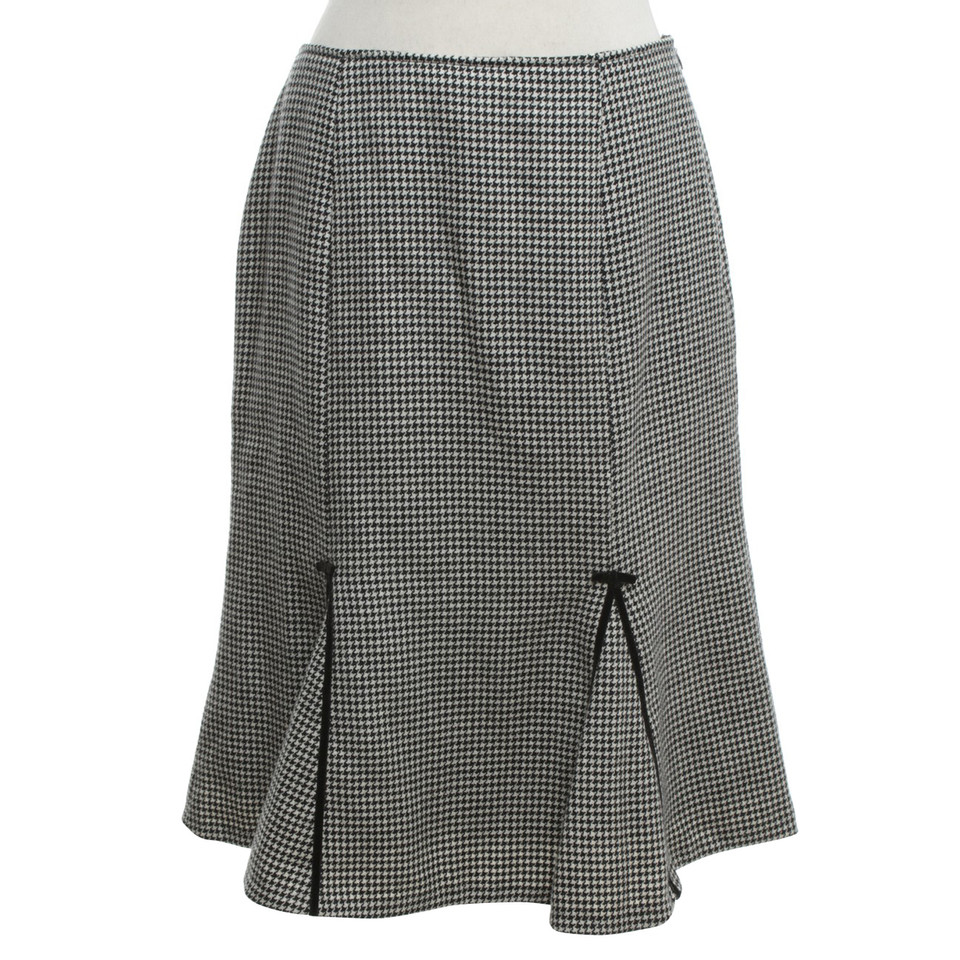 L.K. Bennett skirt in black and white