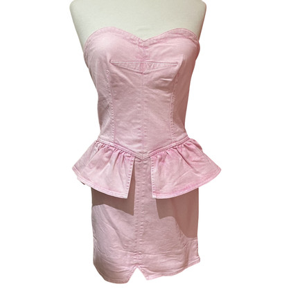 Isabel Marant Kleid aus Jeansstoff in Rosa / Pink