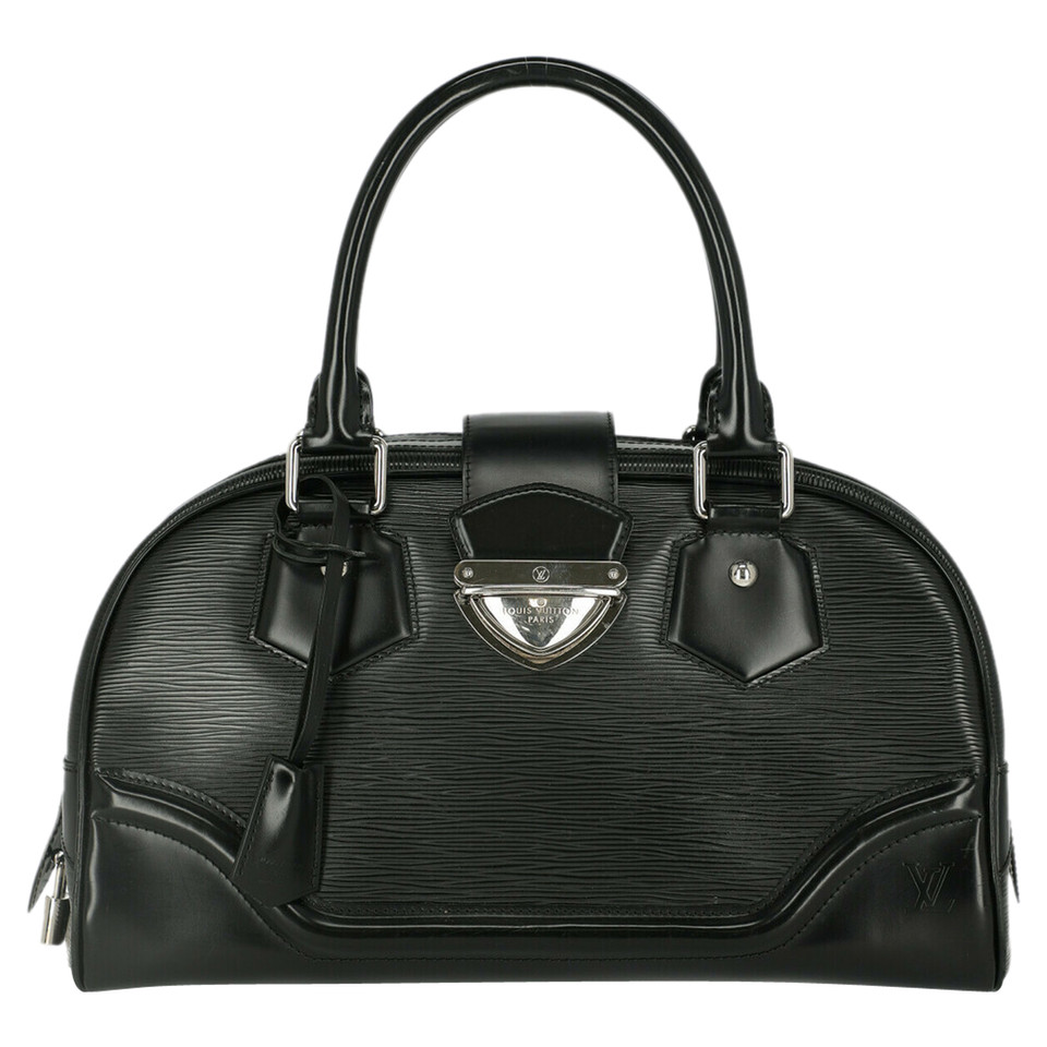 Louis Vuitton Montaigne aus Leder in Schwarz