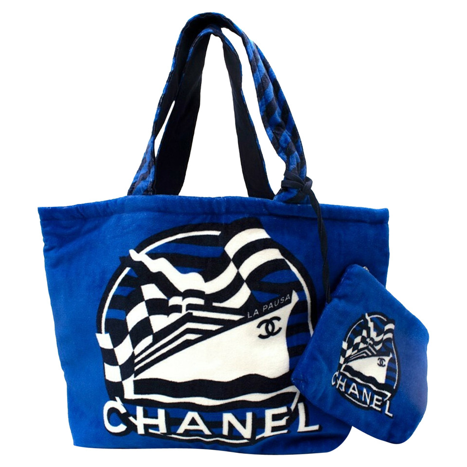 Chanel Reistas Katoen in Blauw