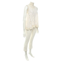 Twin Set Simona Barbieri Suit in Cream