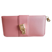 Patrizia Pepe Täschchen/Portemonnaie aus Leder in Rosa / Pink
