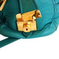 Miu Miu Turquoise leather handbag