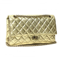 Chanel 2.55 Leather in Gold