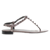Balenciaga Sandals Leather in Taupe