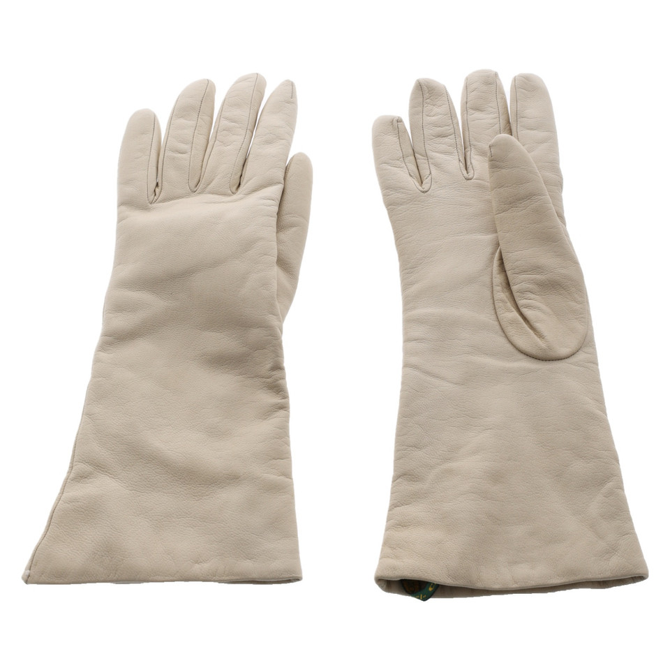 Roeckl Gloves Leather in Cream