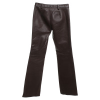 Dolce & Gabbana Leather pants in brown