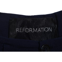 Reformation Paire de Pantalon en Bleu