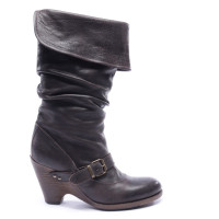 Moma Bottes en Cuir en Marron