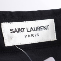 Saint Laurent Oberteil aus Wolle in Schwarz