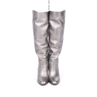 Jimmy Choo Boots Leather in Grey