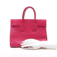 Saint Laurent Handbag Leather in Pink