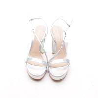 Gianvito Rossi Sandals Leather in Silvery