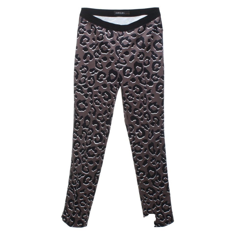 Marc Cain Skinny-trousers with animal print