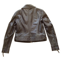 Marc Cain Leather jacket lamb nappa